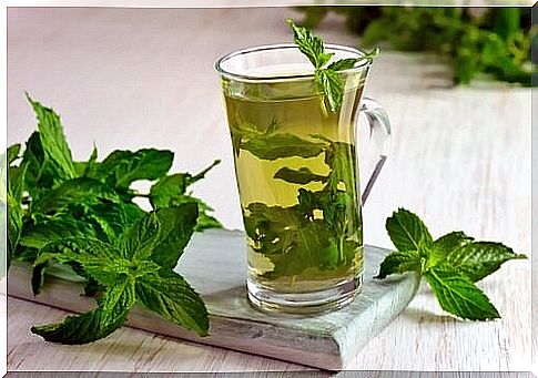 Mint infusion.