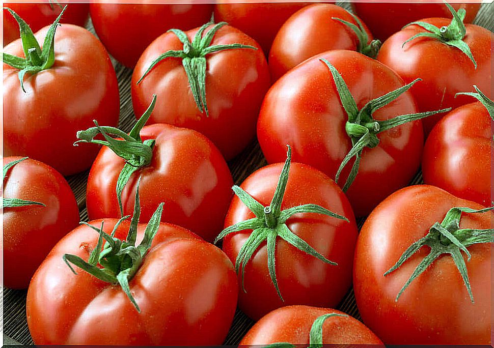 Fresh tomatoes to eat.