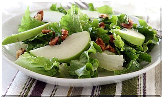 celery and green apple salad