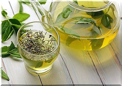 Purifying cure with green tea