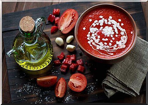 Gazpacho and its ingredients