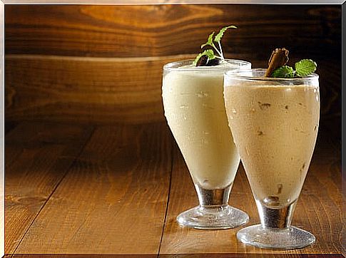 Vanilla smoothie to regulate the intestine naturally